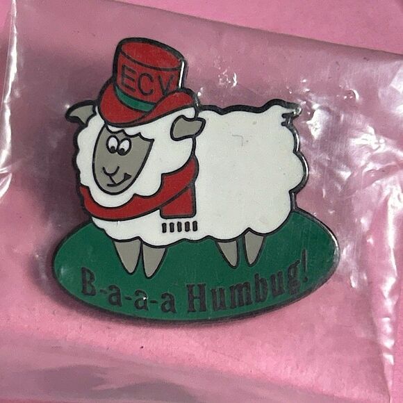 Ba a a Humbug ECV Sheep,  E Clampus Vitus , Fraternal Org Pin NEW - Picture 1 of 2